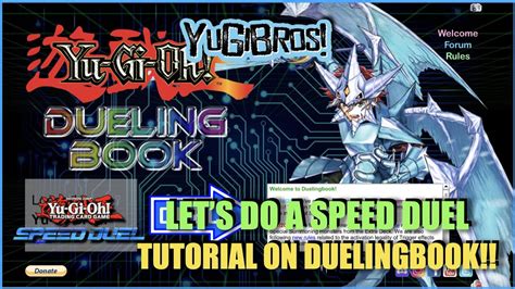 How to Play Speed Duels on Duelingbook!! .